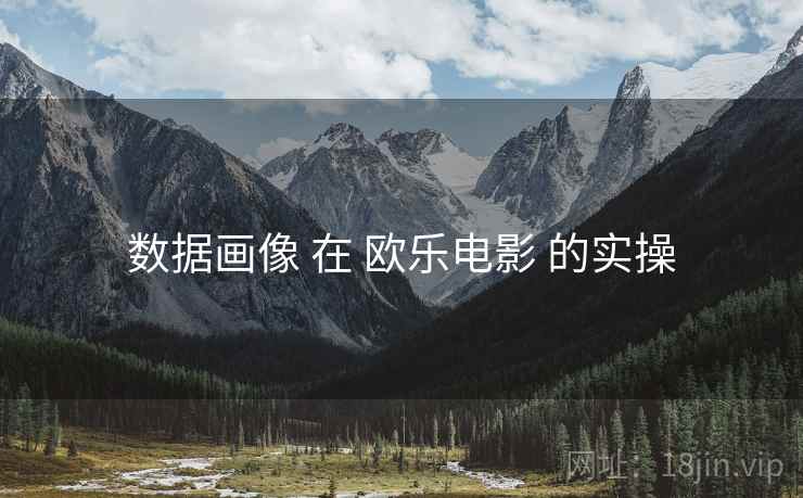 数据画像 在 欧乐电影 的实操