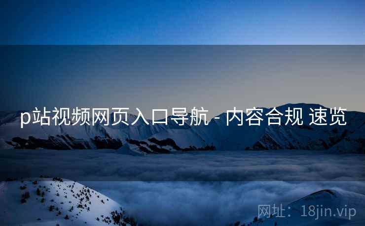 p站视频网页入口导航 - 内容合规 速览