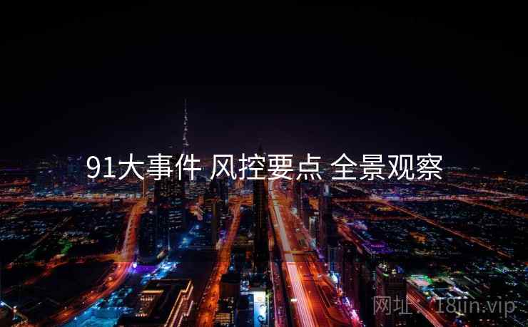 91大事件 风控要点 全景观察