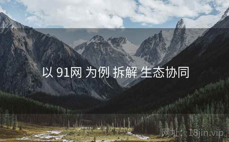 以 91网 为例 拆解 生态协同