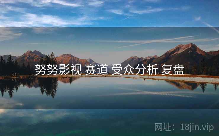 努努影视 赛道 受众分析 复盘