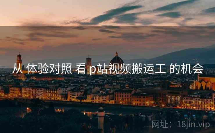 从 体验对照 看 p站视频搬运工 的机会